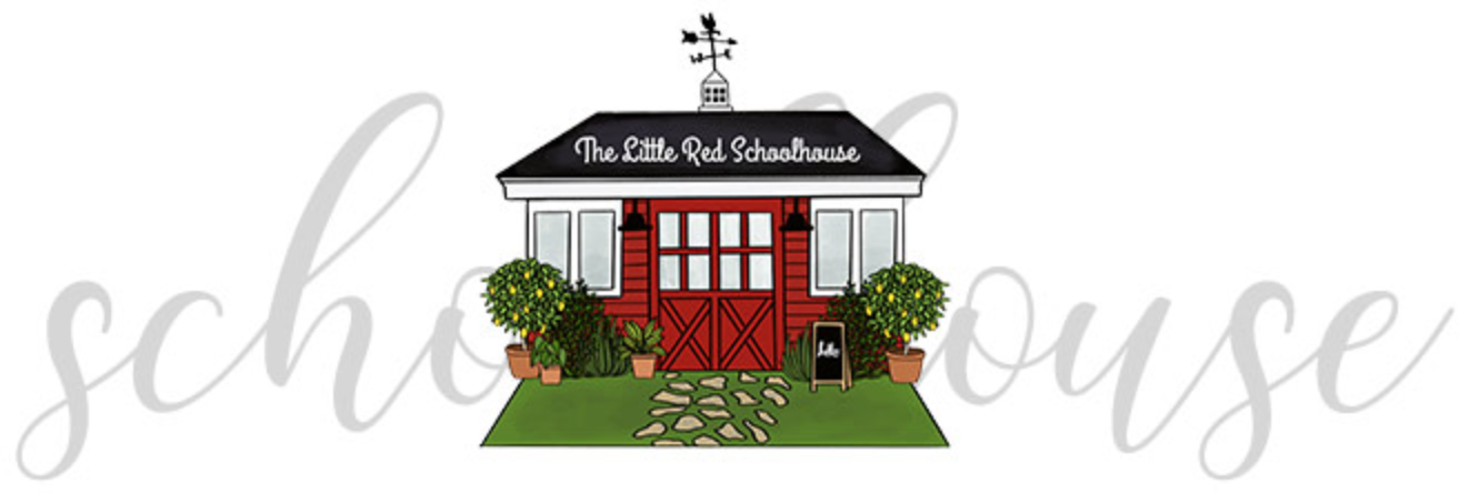 red schoolhouse clipart