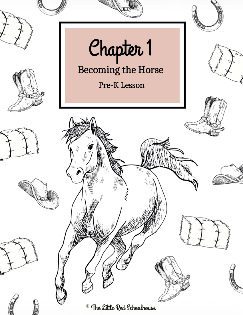 Horse Study Journal- Chapter 1: Pre K Lesson