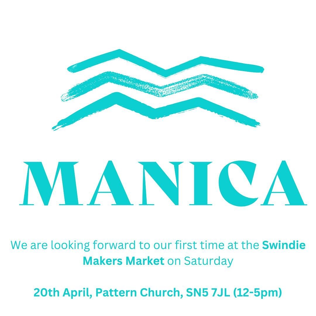 We are looking forward to our first time at the Swindie Makers Market on Saturday.
⠀
20th April, Pattern Church, SN5 7JL (12-5pm)
⠀
You can look forward to street food, live music, breweries and NEW Manica jewellery !
⠀
See you there !
@swindiemakers