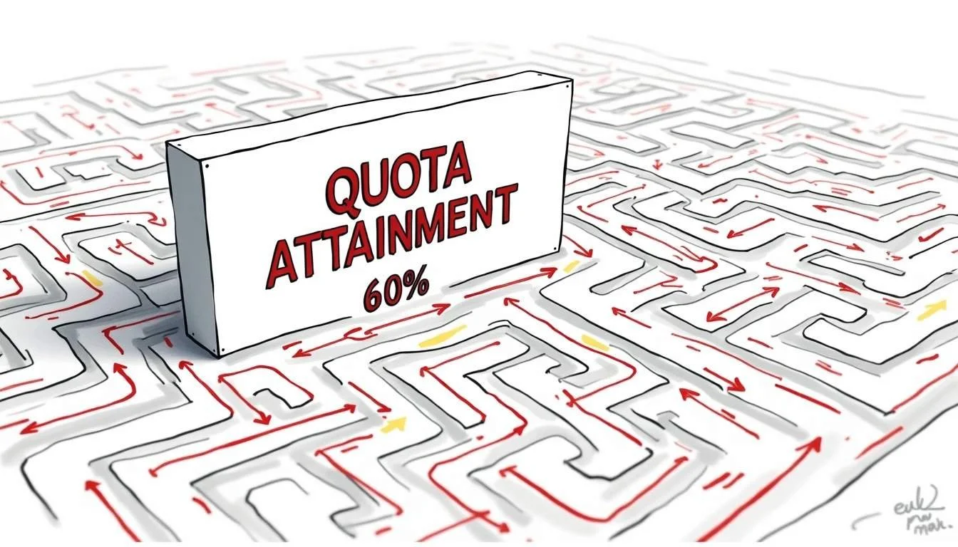 The GTM Org Design Mistake That Caps Quota Attainment at 60%