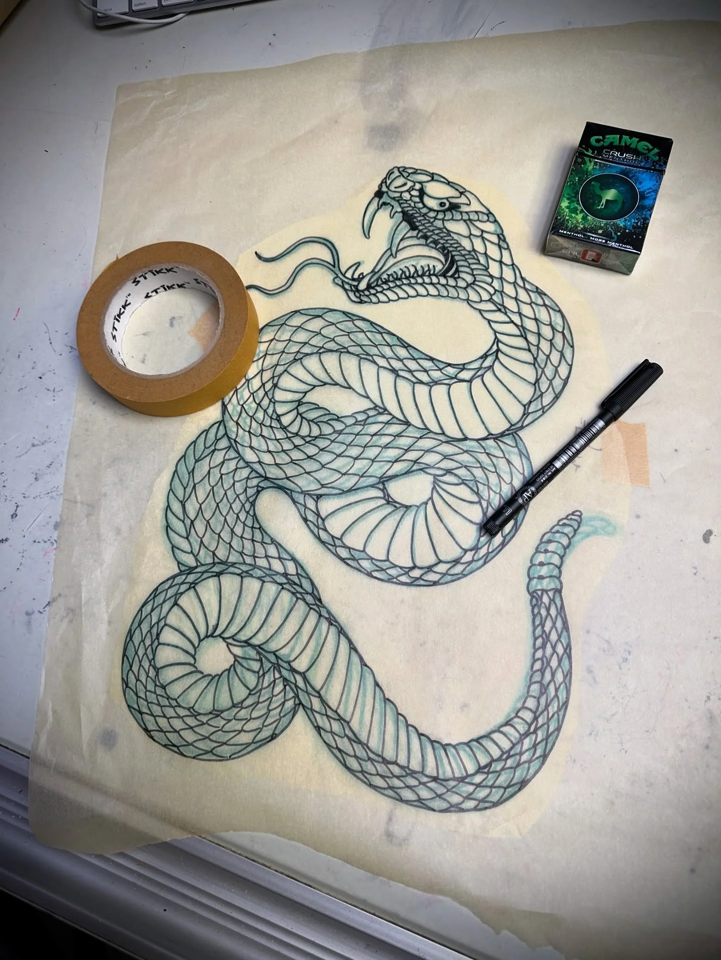 Steve cooking up a new shirt design. Stay tuned. #lethimcook