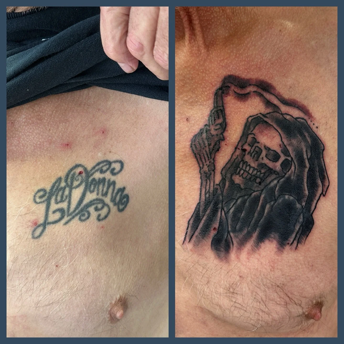 Thanks LV! Coverup done by @turnermade