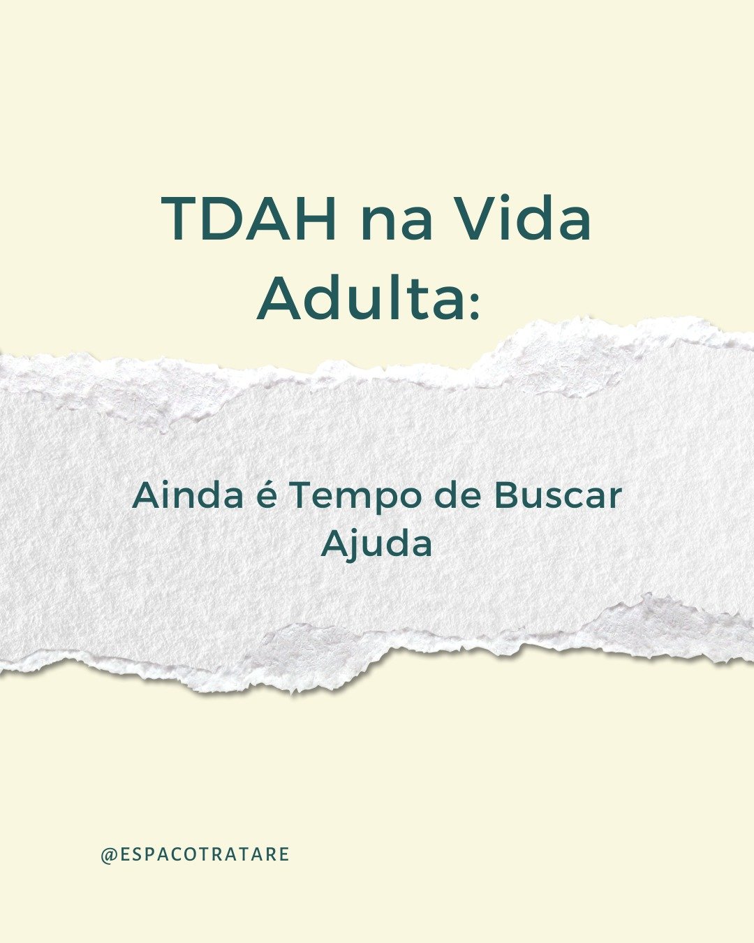 Muitas pessoas convivem com os desafios do TDAH na vida adulta sem perceber que podem encontrar apoio e solu&ccedil;&otilde;es. A avalia&ccedil;&atilde;o neuropsicol&oacute;gica &eacute; o primeiro passo para identificar essas dificuldades e construi
