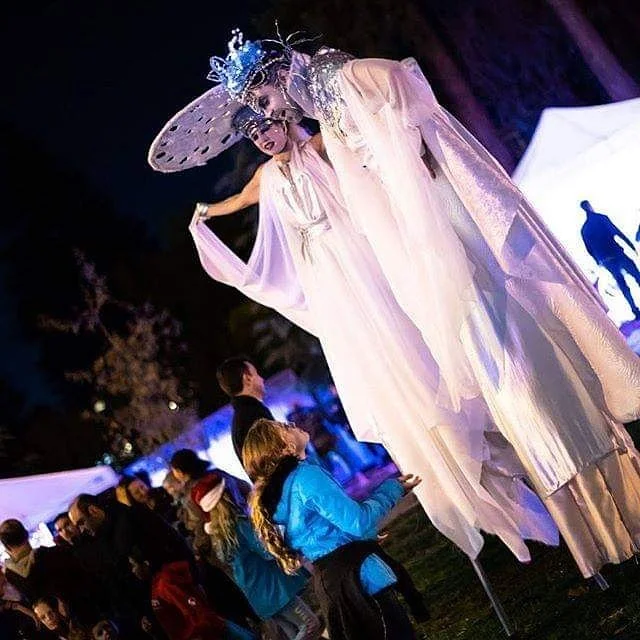 snow queen stilts.jpeg