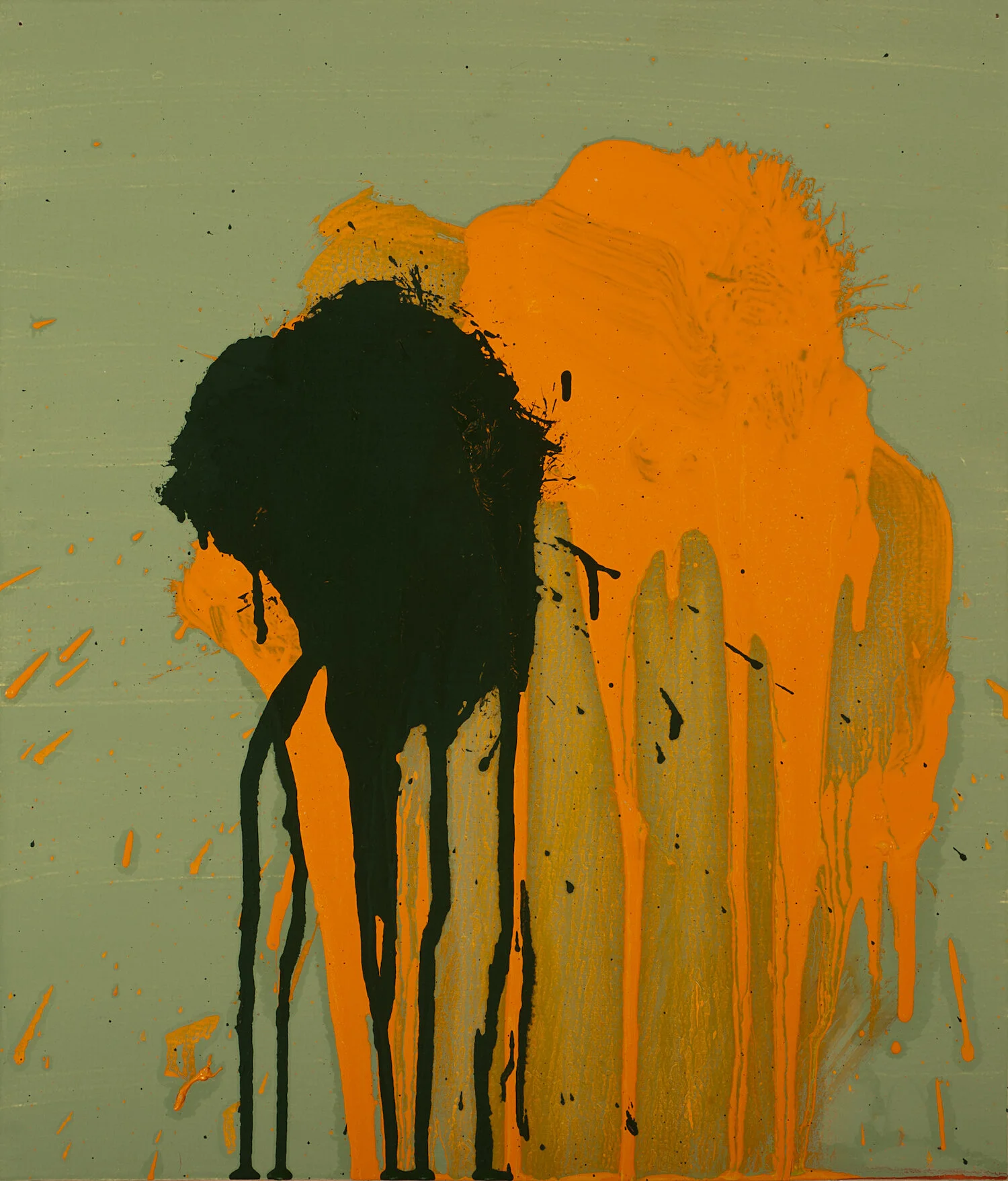 Untitled (From the Lester's Bridge Series), Oil on Paper 2010, 14" x 12"