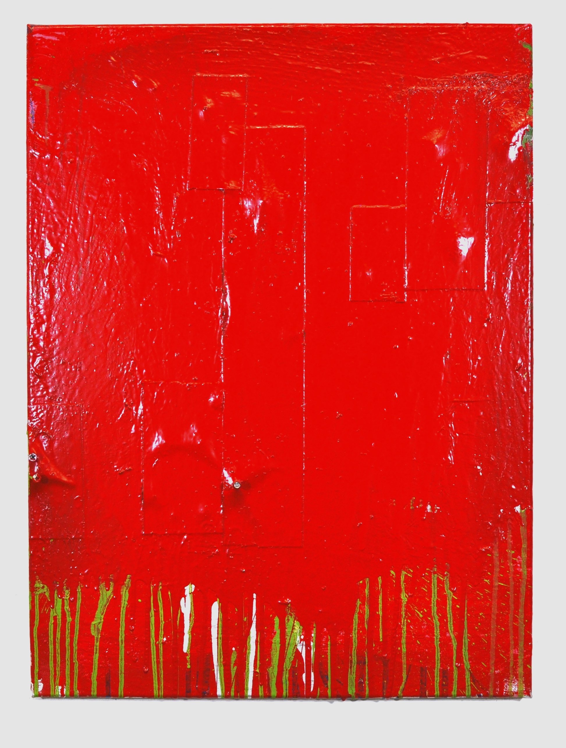 No Title, Mixed Media on Canvas, 2023, 24" x 18"