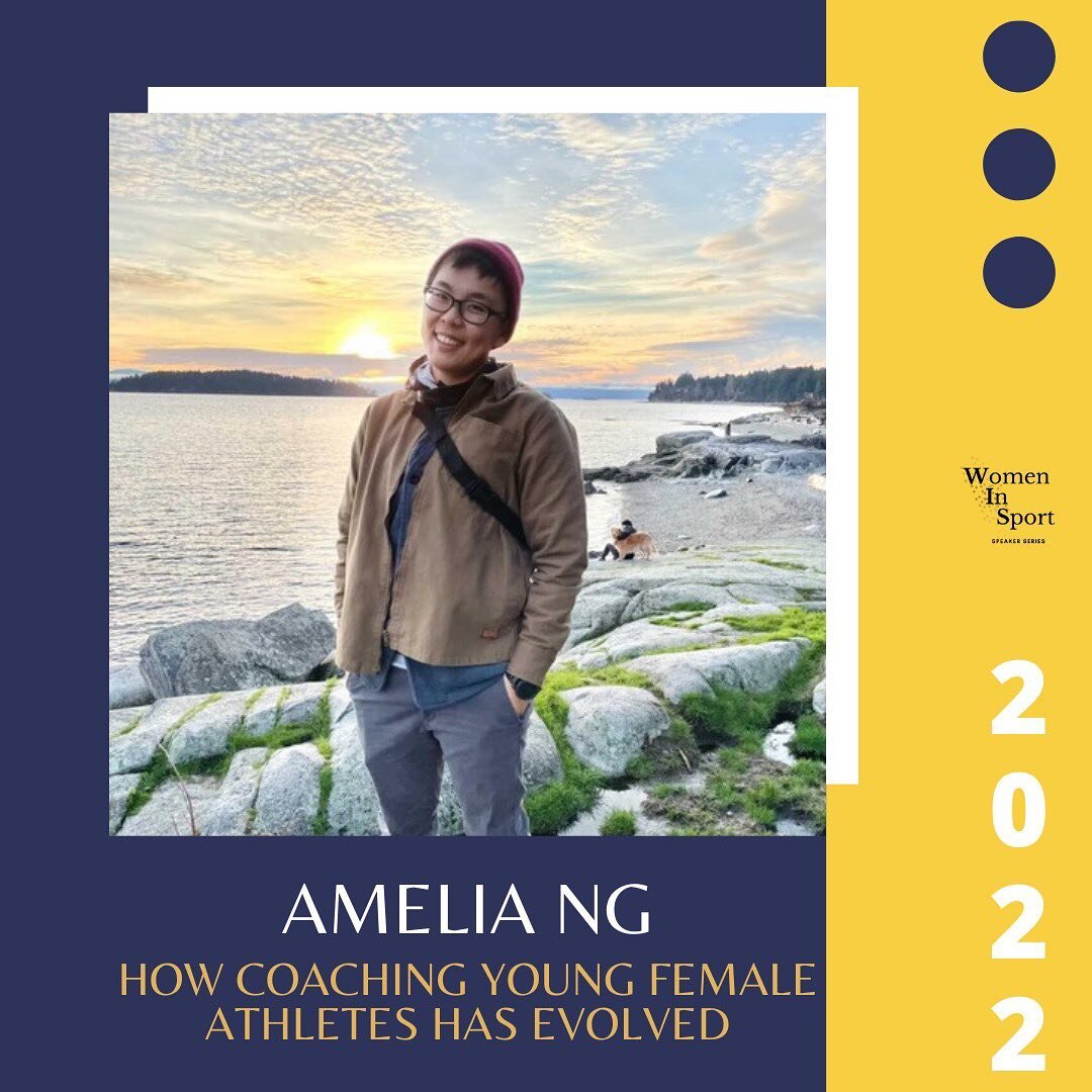 Speaker Announcement: 
✨Amelia Ng✨
How coaching young female athletes has evolved

Over the last several years, we have had immense success in our Women&rsquo;s sporting events throughout Canada. To name a few: 4 Olympic Gold medals in swimming event
