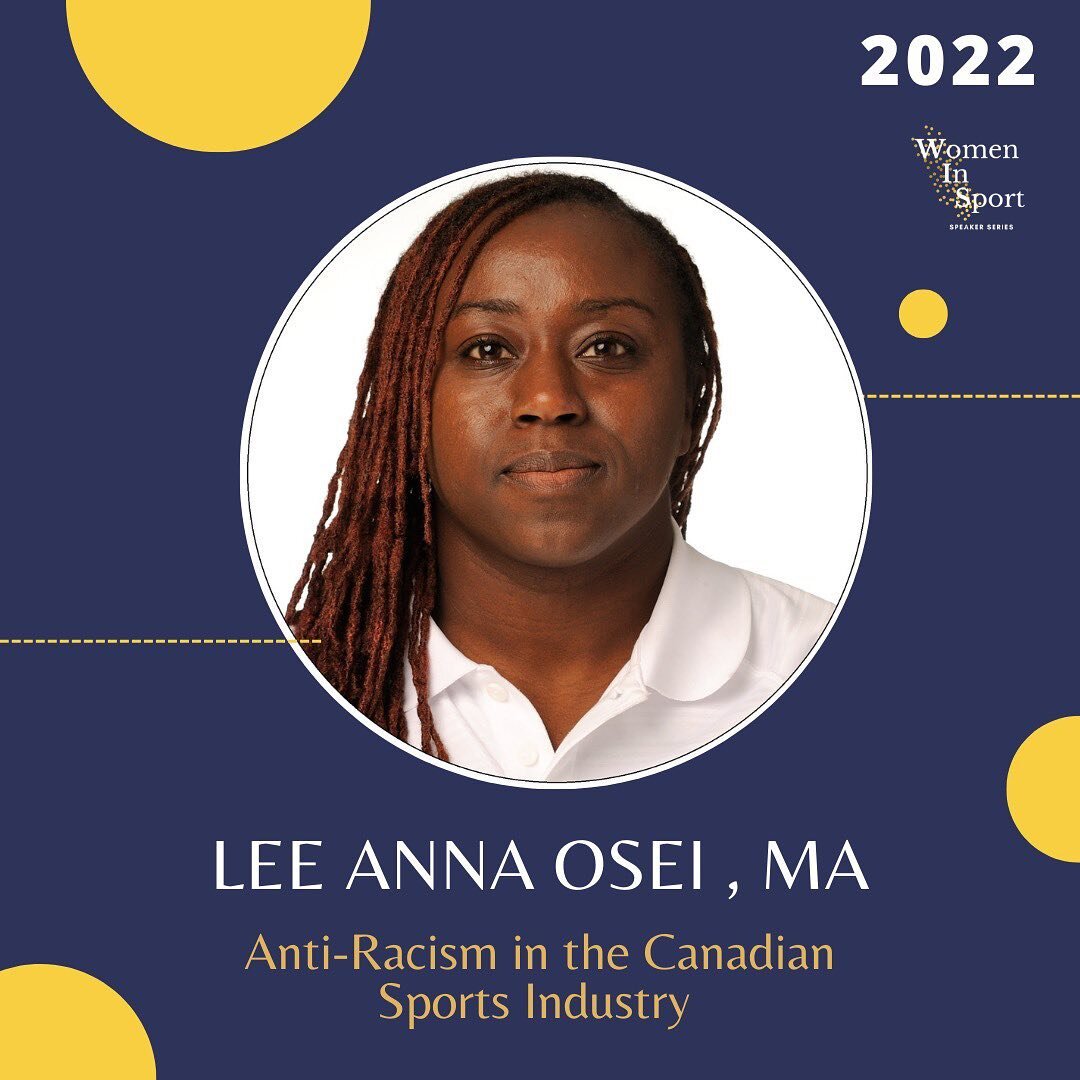 Speaker Announcement:
✨ Lee Anna Osei , MA✨
Anti-Racism in the Canadian Sports Industry&nbsp;

Over the last 2-3 years, the Canadian sport landscape has seen unprecedented changes in the areas of equity&nbsp;, diversity and inclusion. Join Coach Lee 