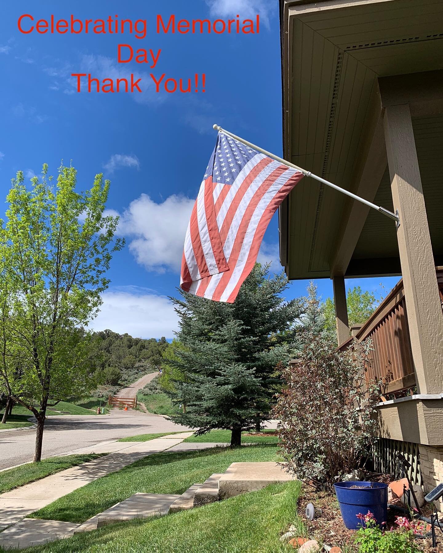 Early snow in Vail and sunny skies later in Eagle. You&rsquo;ve got to love spring time in Colorado. #memorialday #spring #remember #vail #eagle #mountainlife