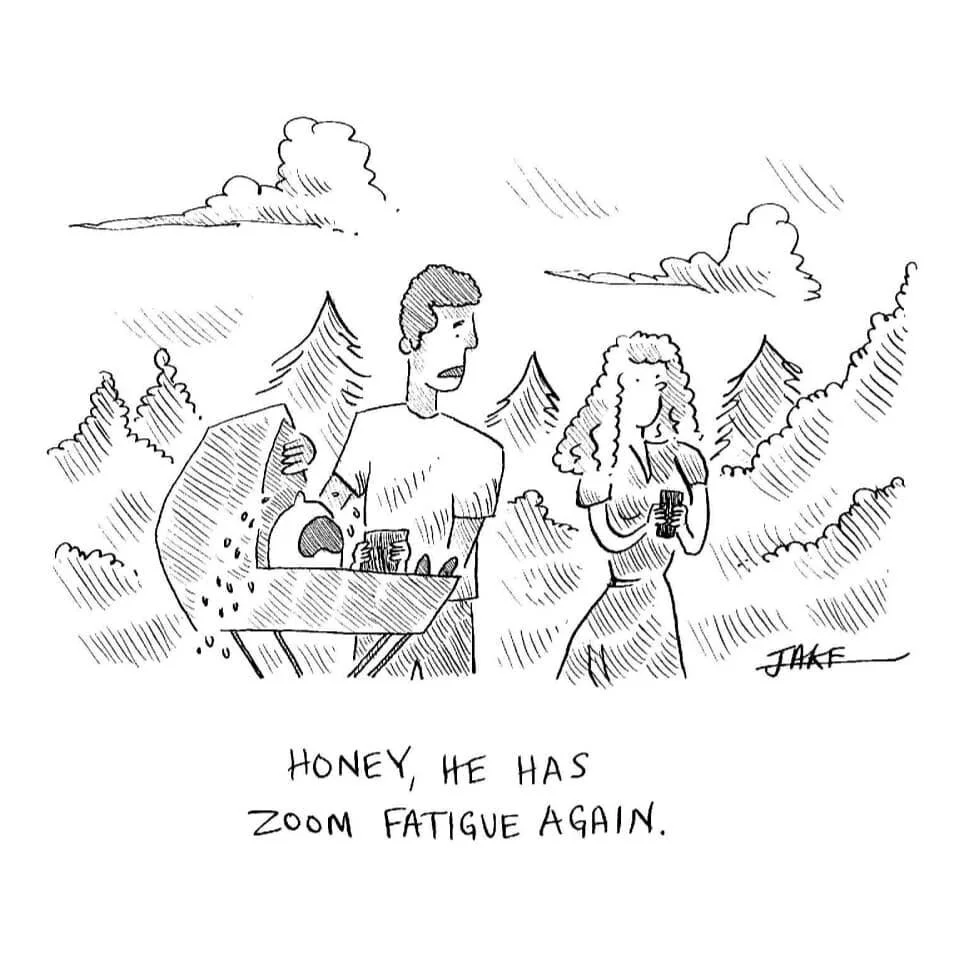 In case it isn't clear, I am the baby in this cartoon.
.
.
.
.
.
.
#zoom #zoomfatigue #pandemic #vaccinessavelives #parenthood #adultingsohard #cheugy #doodle #mondaymood #mondaymotivation #drawingoftheday #comicpanel #cartoon #captionedimage