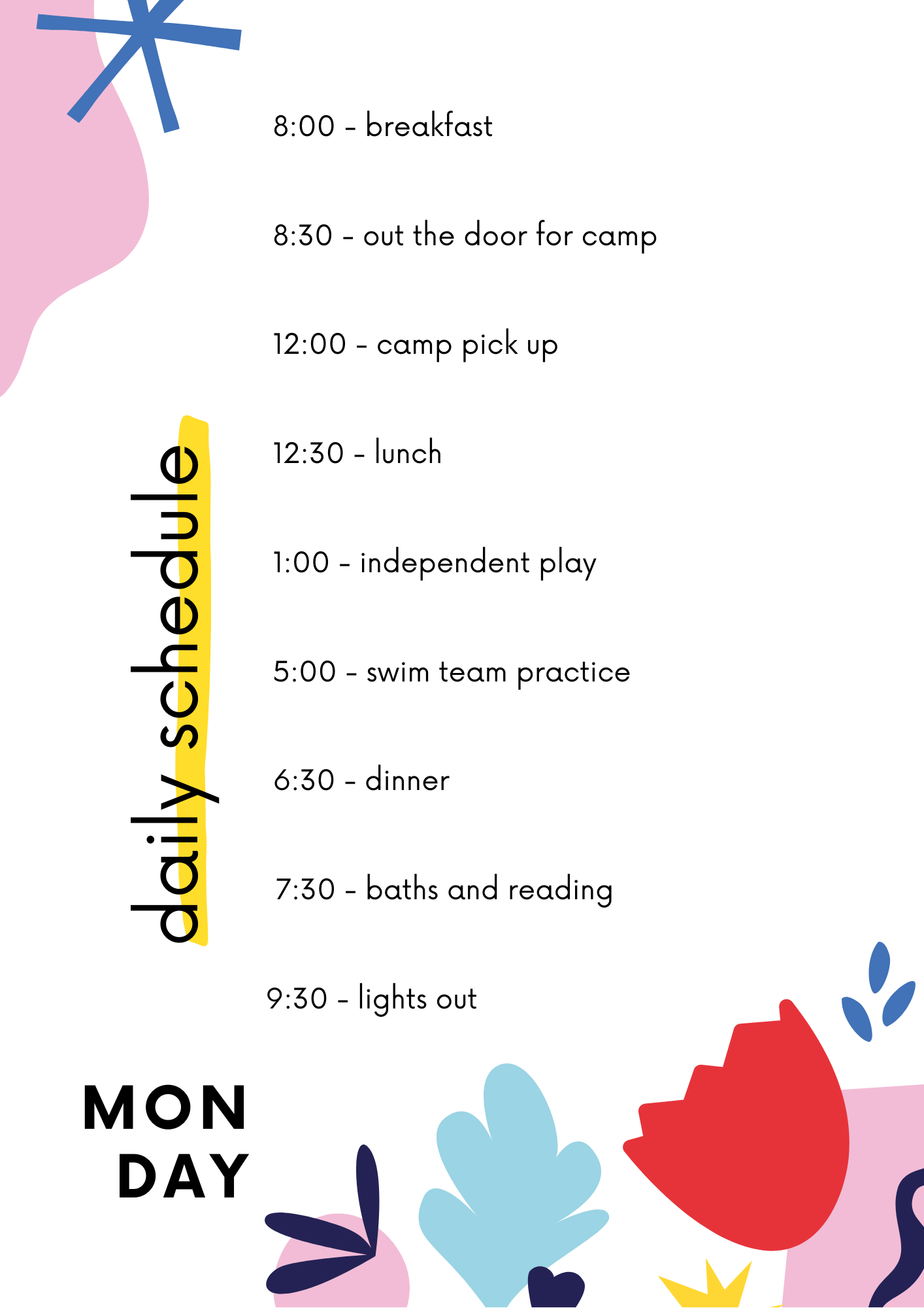 Summer schedules & rhythms — Heart & Home Mom