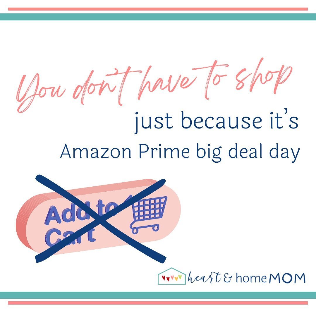 What to do instead if you feel the urge to shop:

🛒add to your cart and let it SIT for 24-48 hours. Yes, you&rsquo;ll miss the &ldquo;deal&rdquo; but you&rsquo;ll give yourself time to decide if this is something you really need/want vs an impulse b