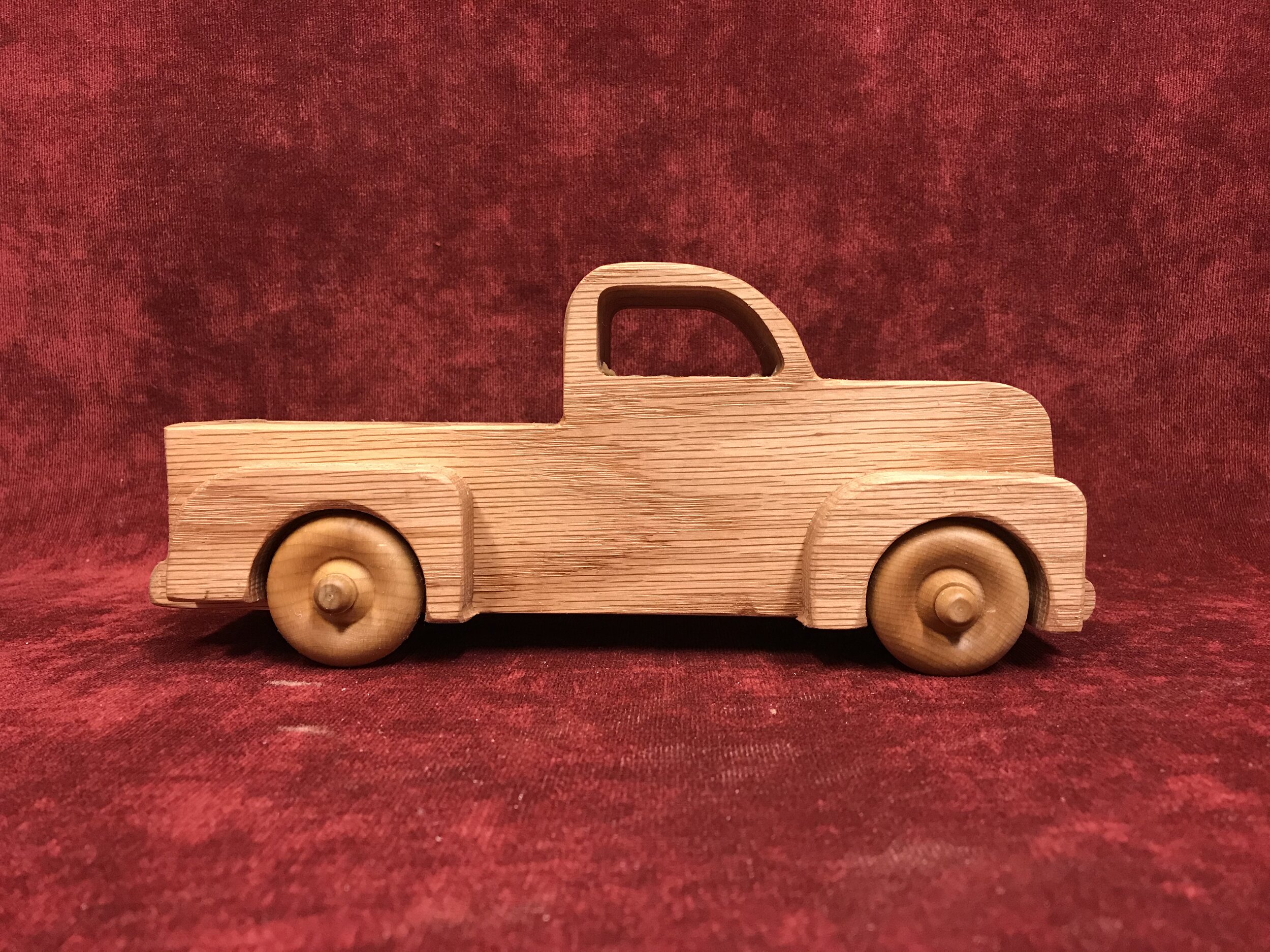 wooden pickup truck toy