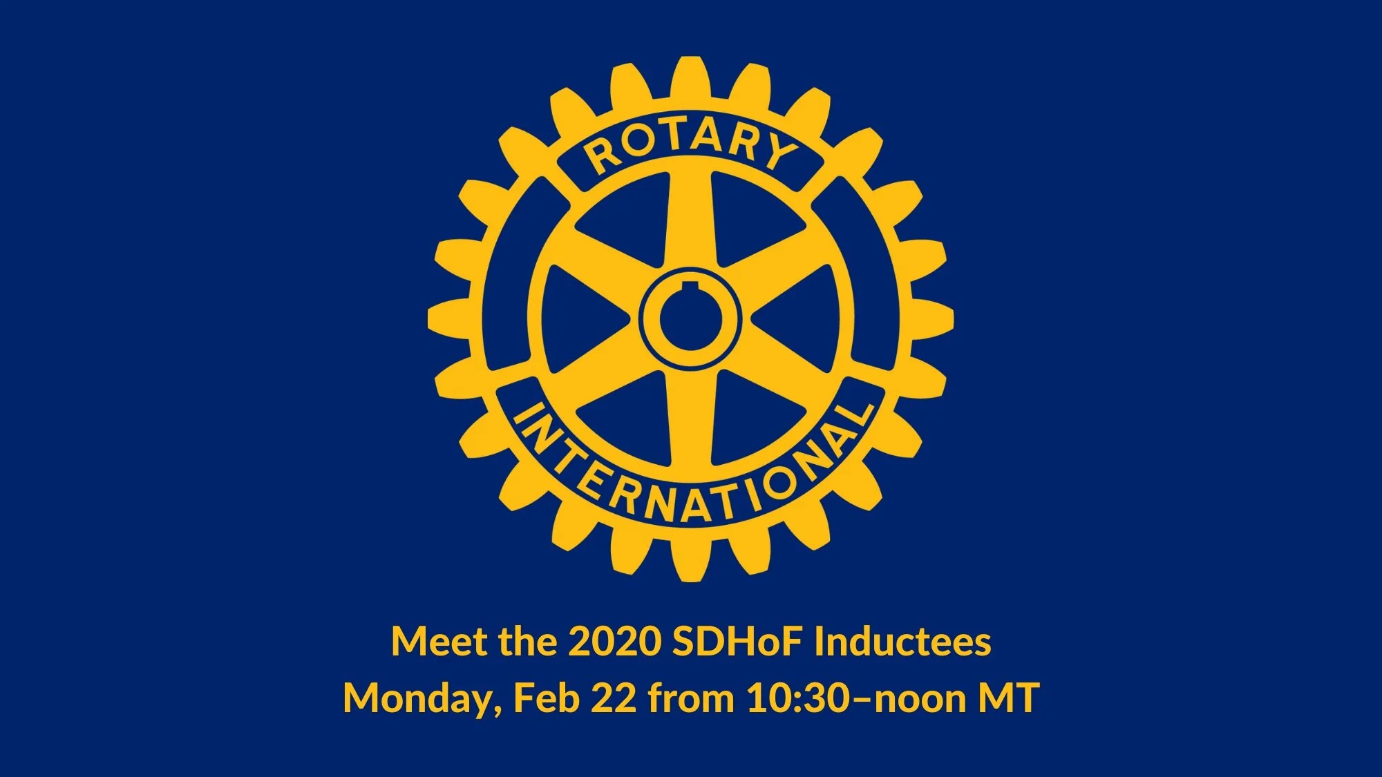 Meet 2020 Inductees at the Sioux Falls Downtown Rotary