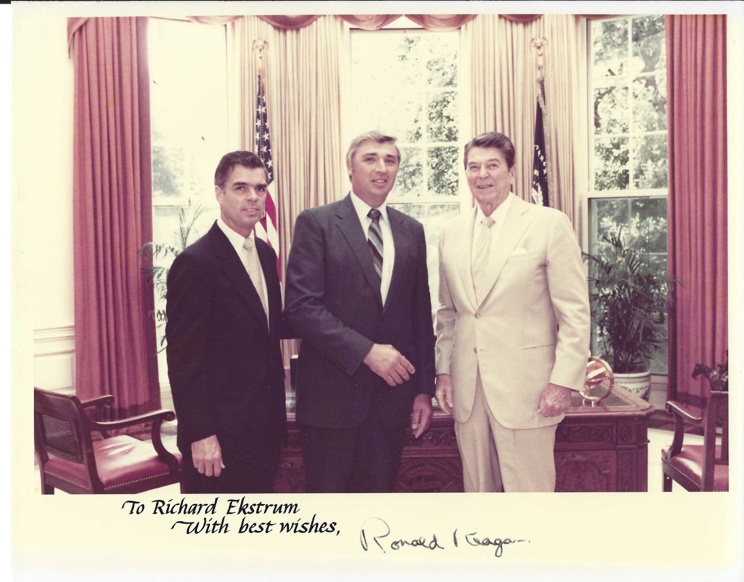 President Ronald Reagan and Richard