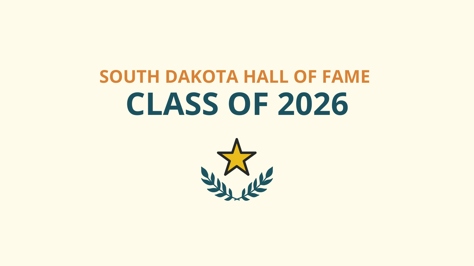 South Dakota Hall of Fame Announces Inductee Class of 2026