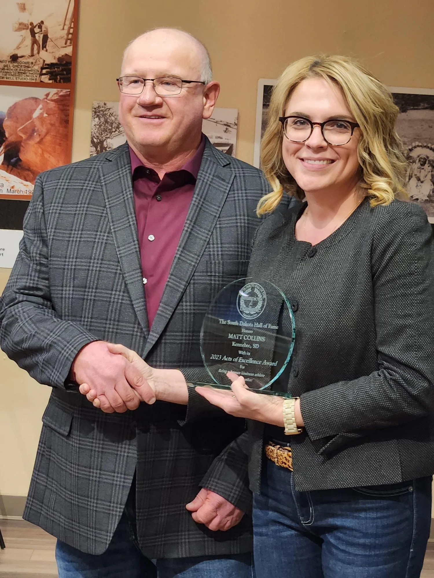 Keith Patrick (Vivian, S.D.) & Matt Collins (Kennebec, S.D.) Receive