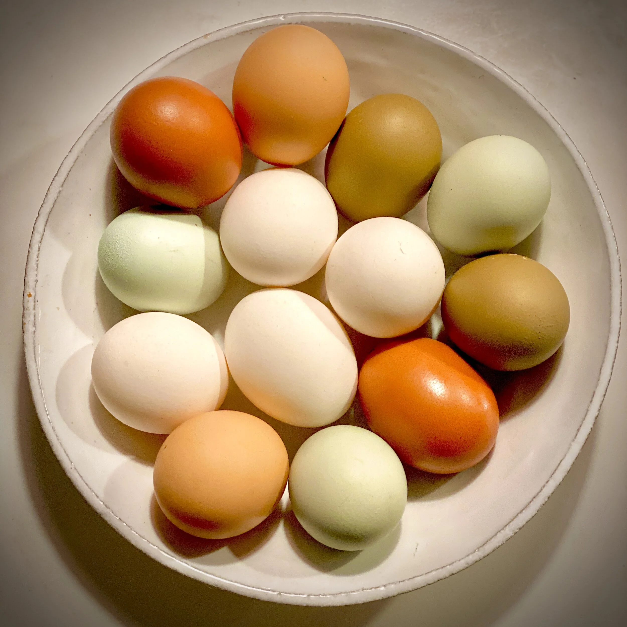 Weekly delivery of 6 eggs, for three months