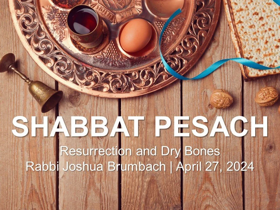 Shabbat Pesach: Resurrection &amp; Dry Bones
