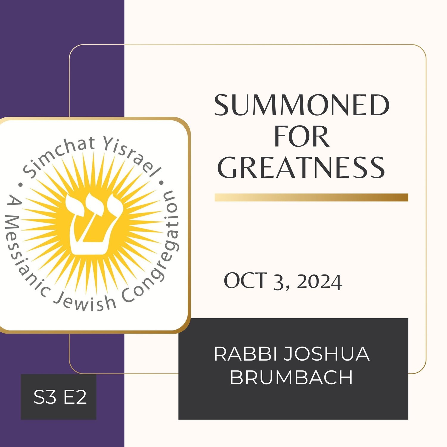 Summoned to Greatness episode artwork