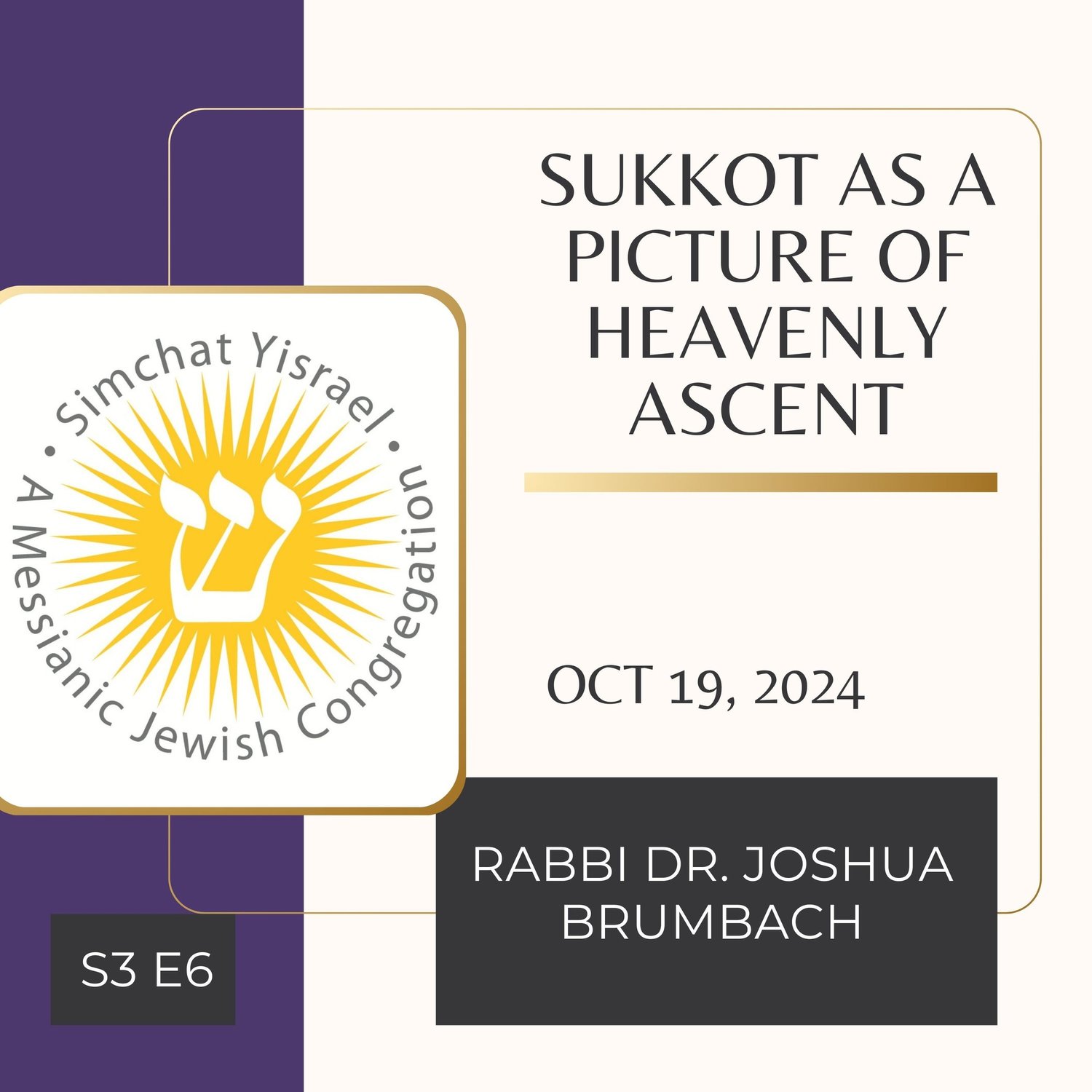 Sukkot as a Picture of Heavenly Ascent episode artwork
