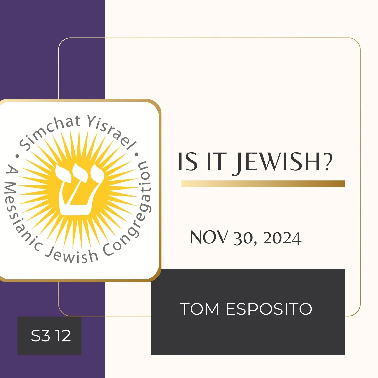 Is it Jewish? episode artwork