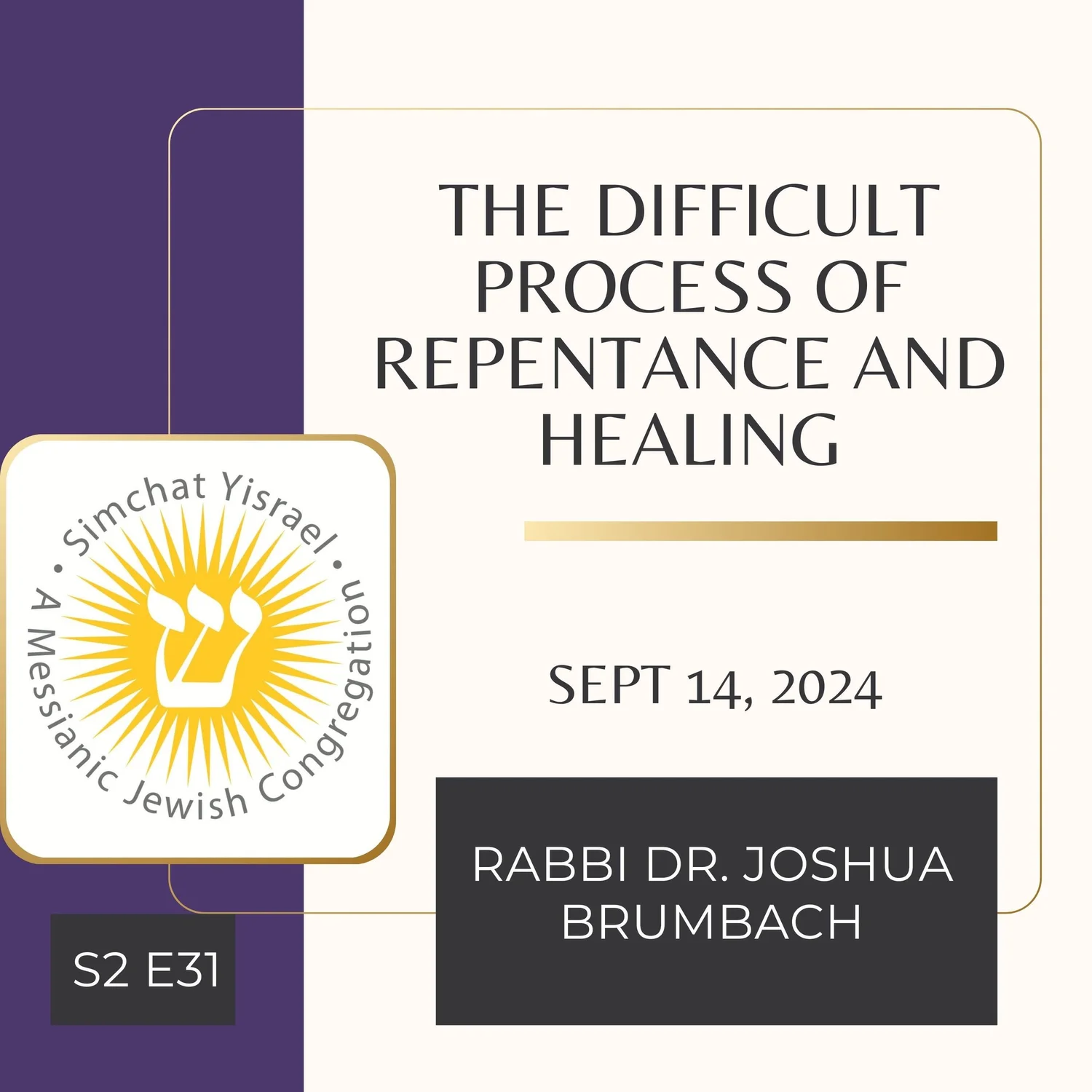 The Difficult Process of Repentance and Healing episode artwork