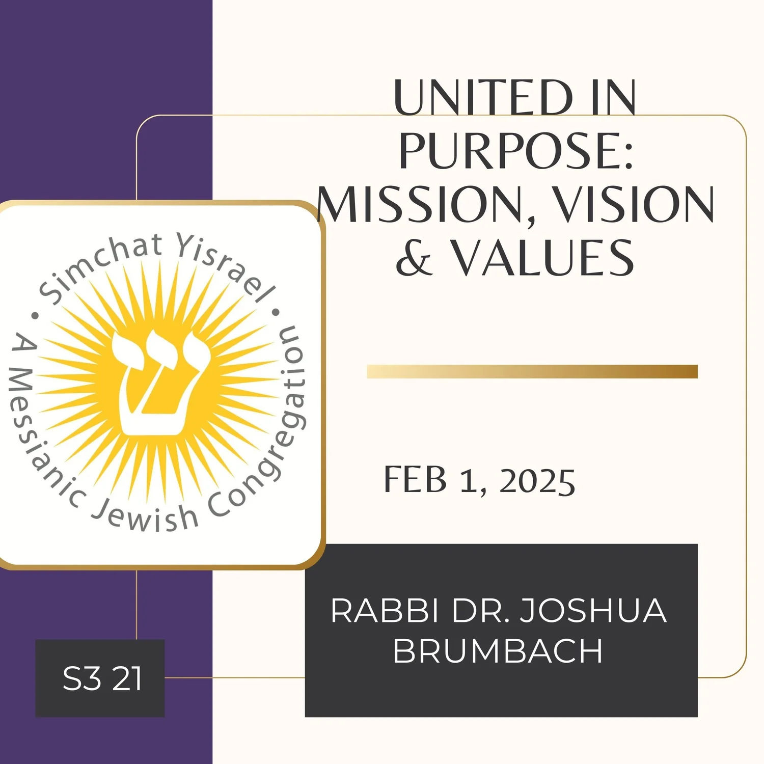United in Purpose: Mission, Vision & Values episode artwork