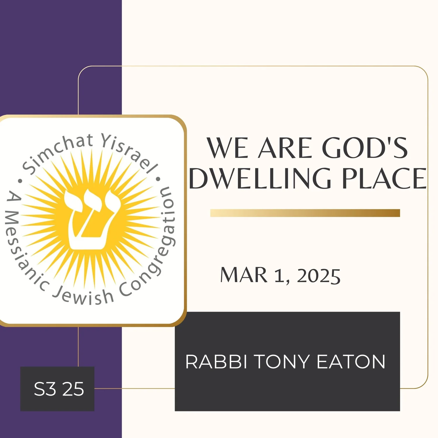 We Are God's Dwelling Place episode artwork