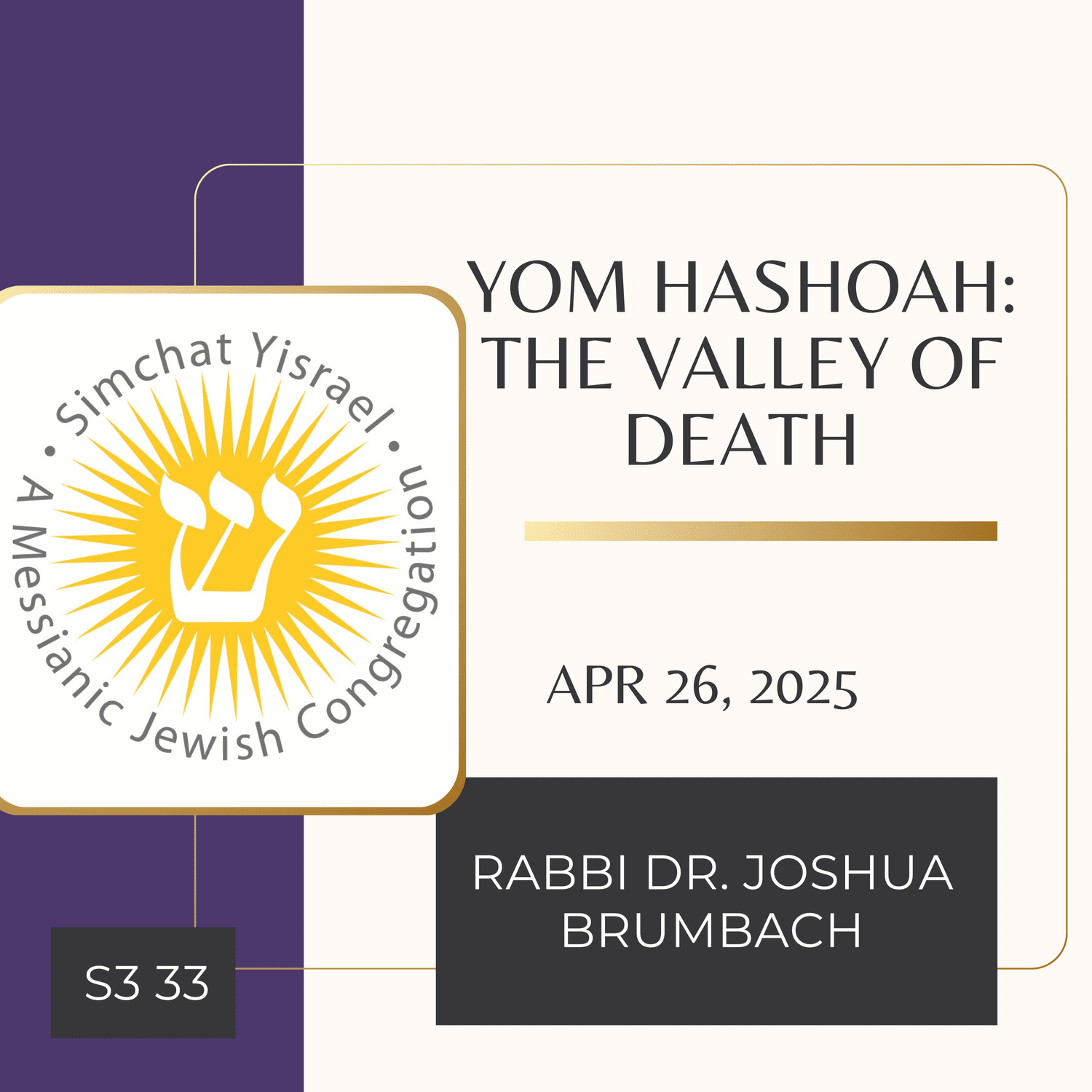 Yom HaShoah: The Valley of Death episode artwork