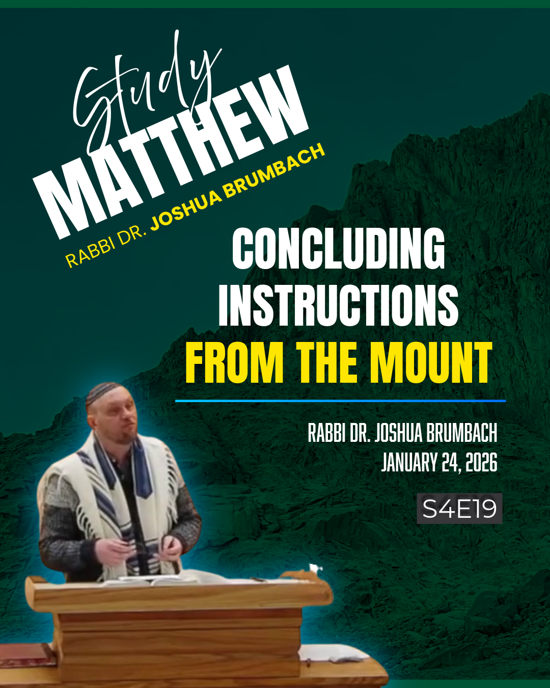 Concluding Instructions from the Mount