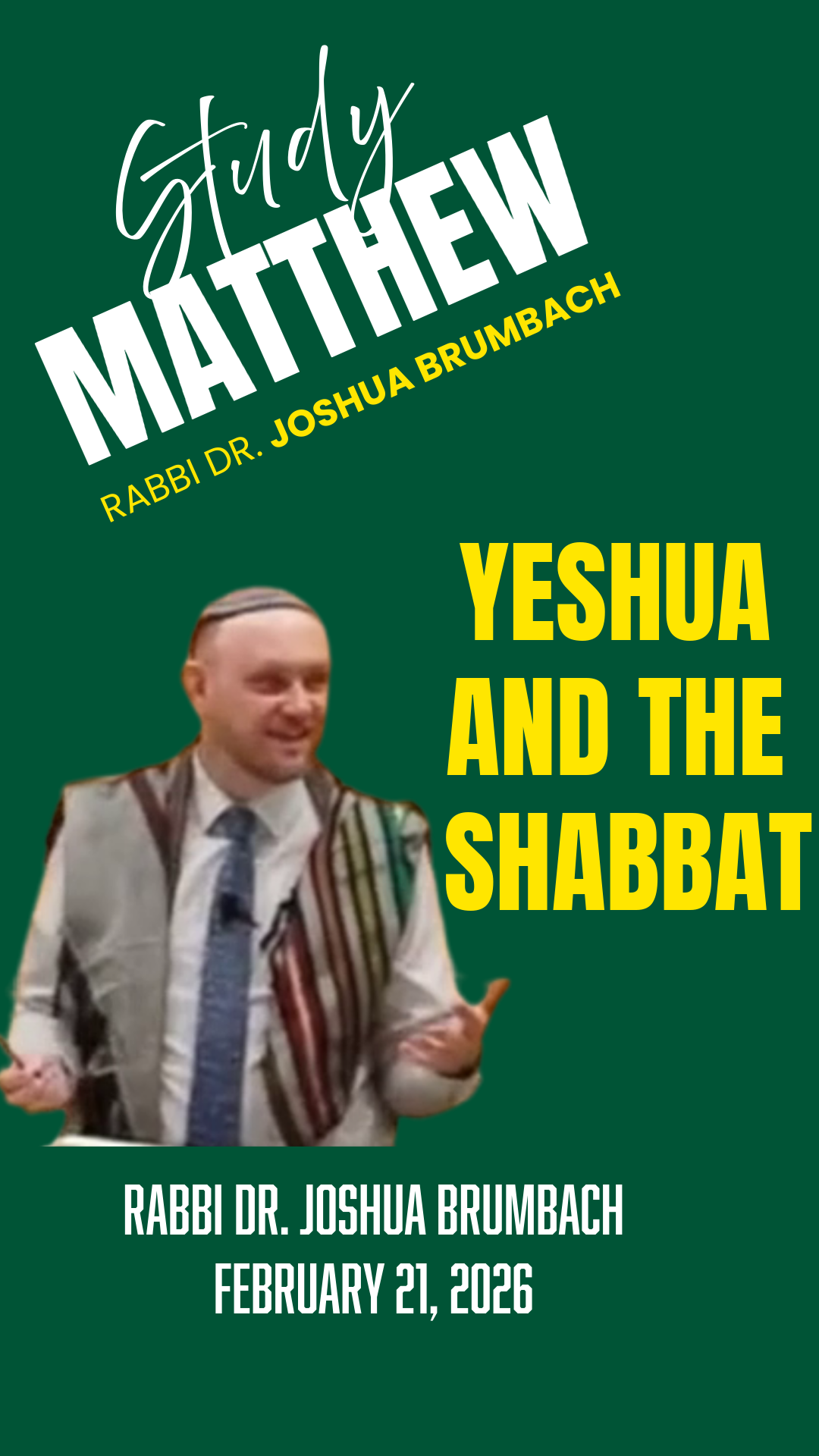 Yeshua and the Shabbat