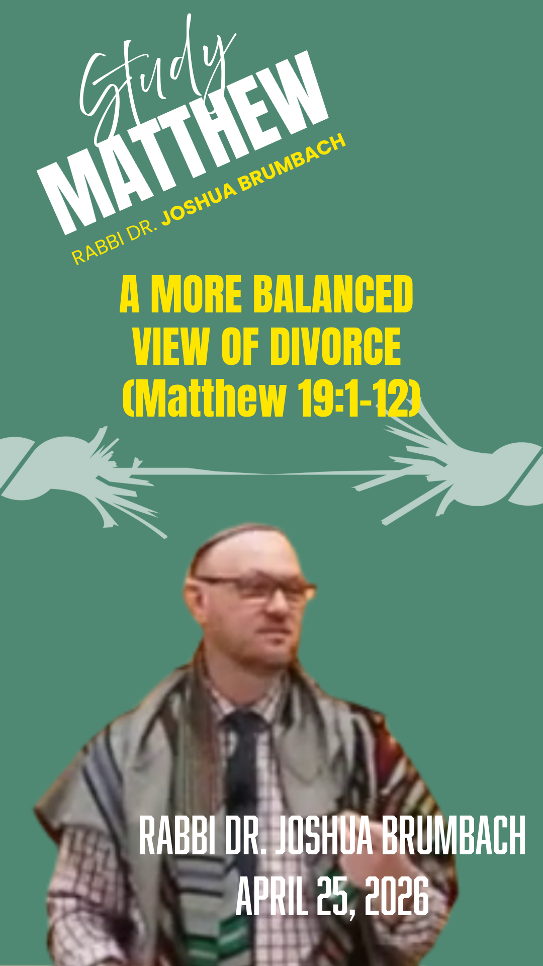 A More Balanced View of Divorce (Matthew 19:1-12)