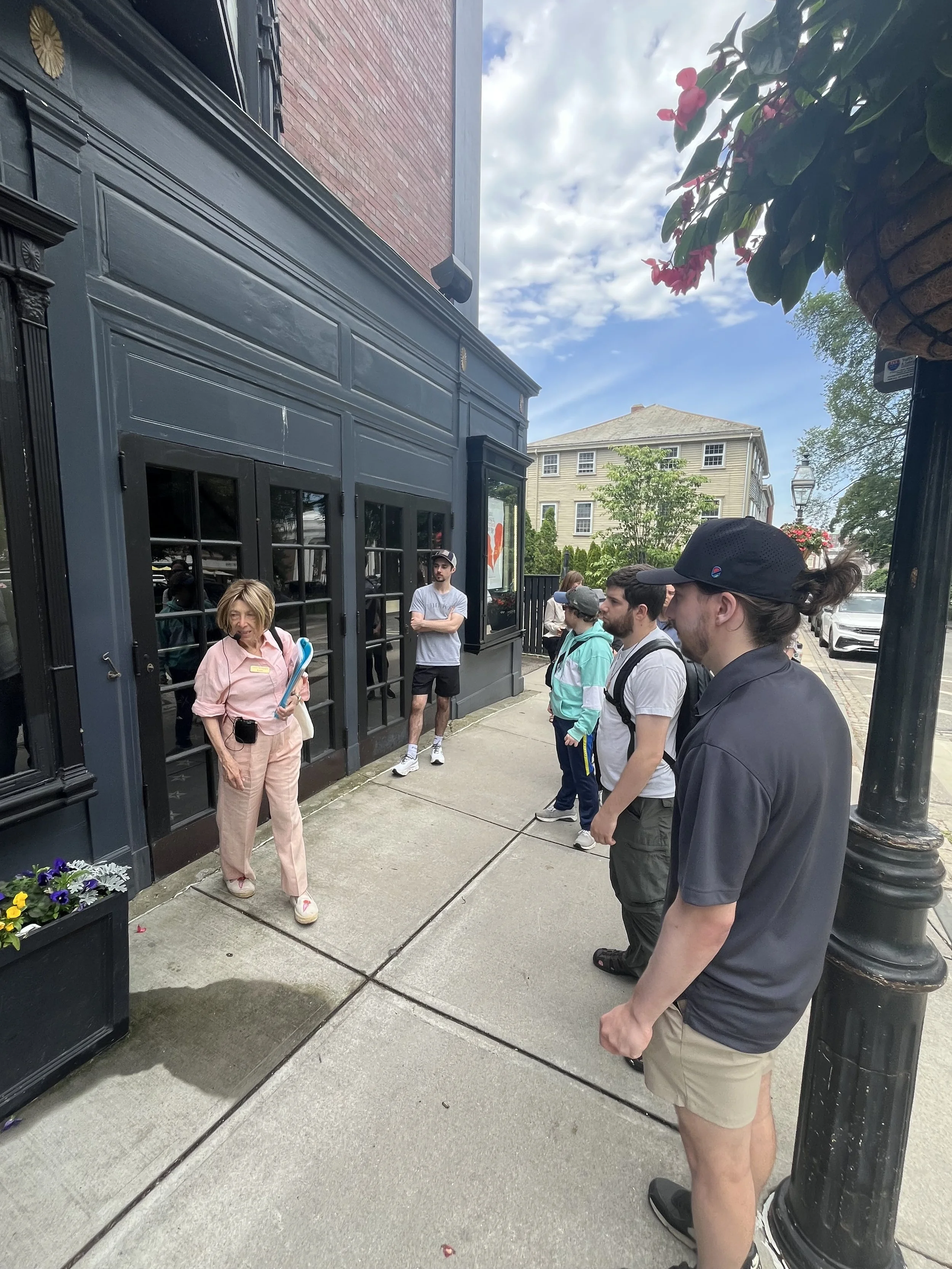 Simchat Yisrael Young Adult Group at the historical Touro Synagogue in Rhode Island