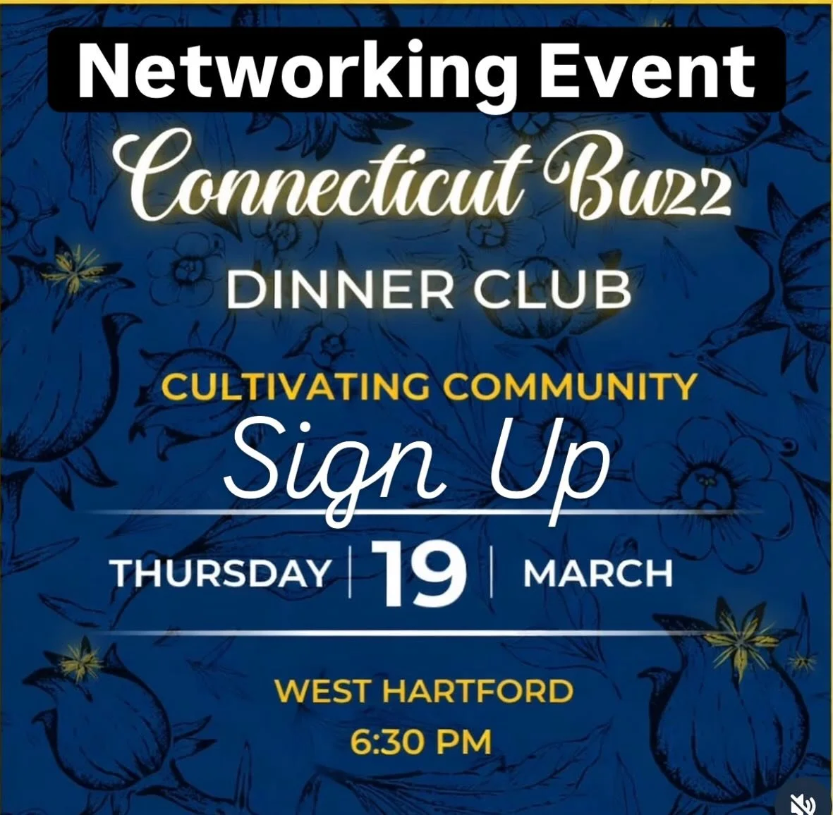 Thursday, March 19 @ 6:30 PM we&rsquo;re grabbing a table in West Hartford, meeting new people, and turning a random weeknight into a &ldquo;wait&hellip; why don&rsquo;t we do this more?&rdquo; kind of night.

No awkward networking. No forced small t