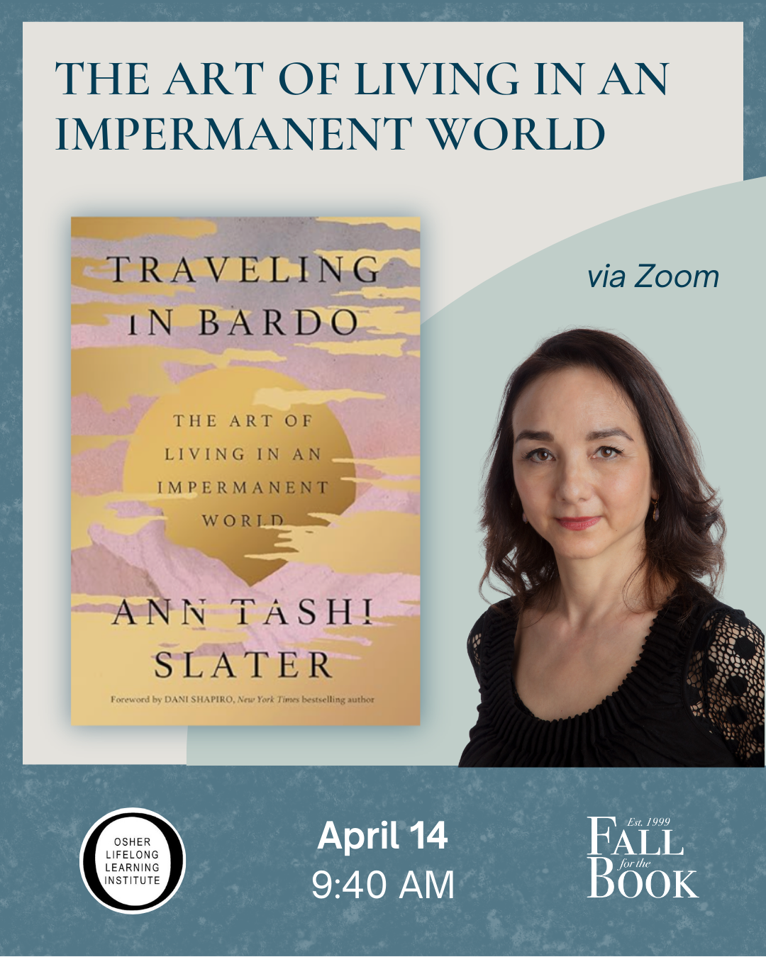 The Art of Living in an Impermanent World - Online Book Talk (Fall for the Book, George Mason University)