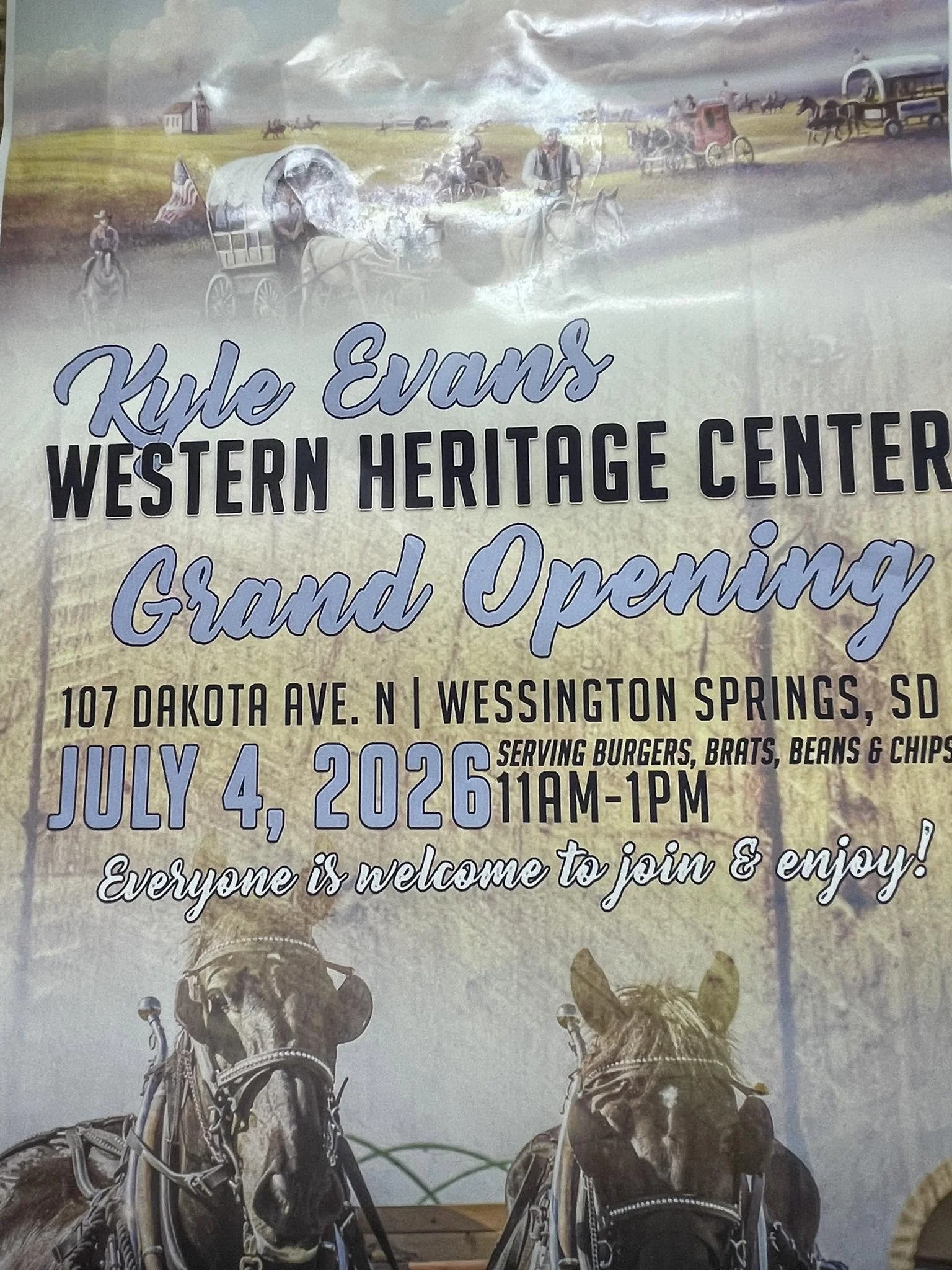 Kyle Evans Western Heritage Center Opening