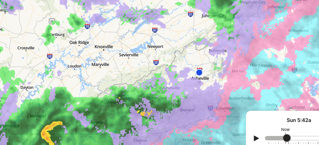 20260125 Winter Storm Fran Sunday 5.42 am.png