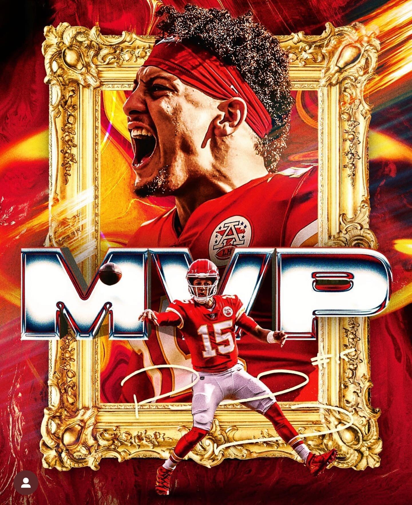 Congratulations to @patrickmahomes for winning the MVP!! Let&rsquo;s keep this winning going thru the weekend!!!