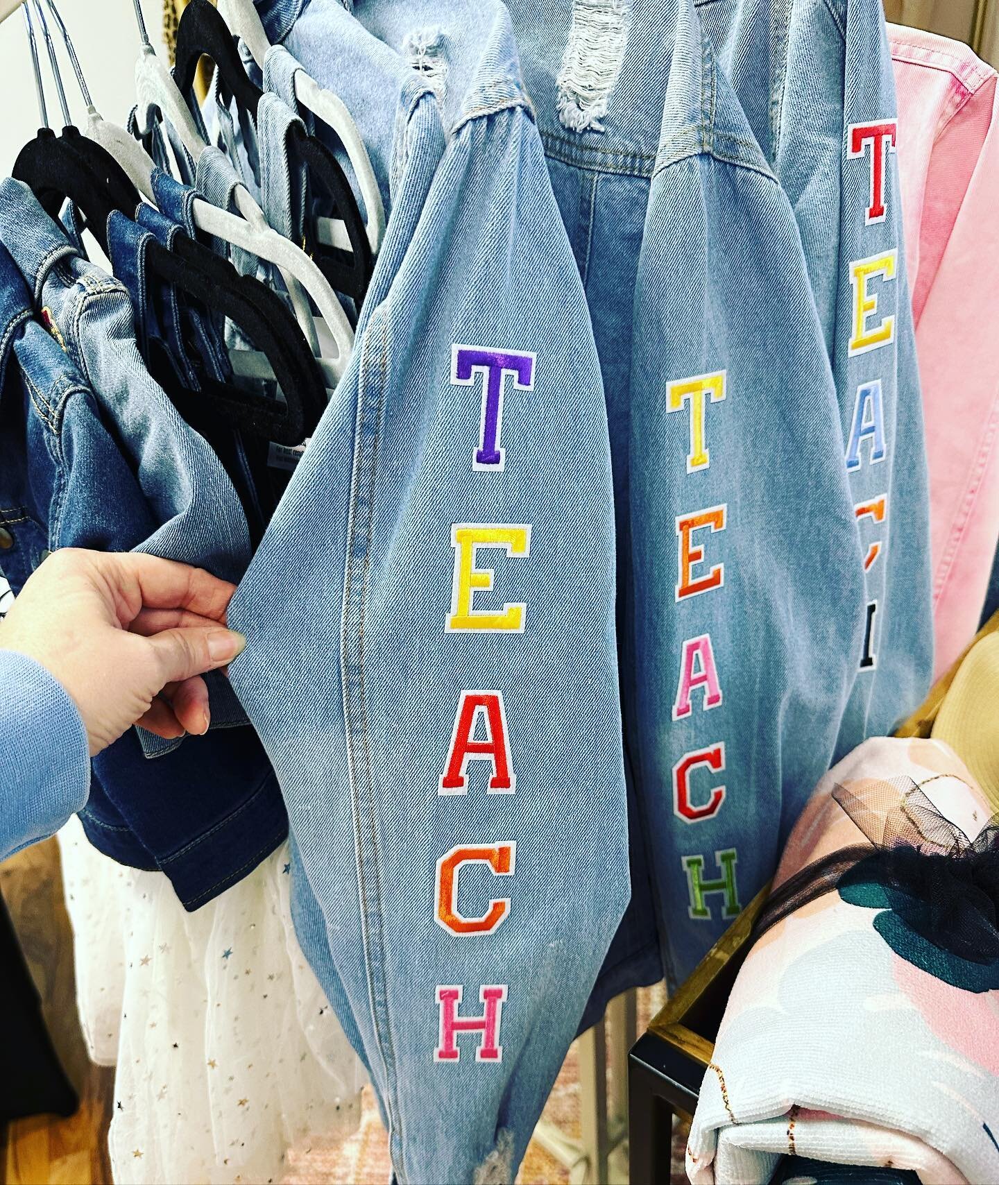Do you need a fun teachers gift?  Go look at the teacher jackets @kcblingdesignzandbabes