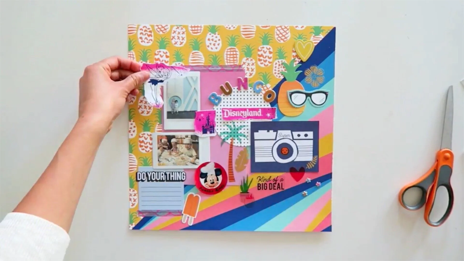 4. Work quickly and impulsively.Sometimes, it's just easier to stick something down rather than deliberating for too long. I like the idea of just going with it because so many times, we intend to scrapbook and document our memories, but life gets i…