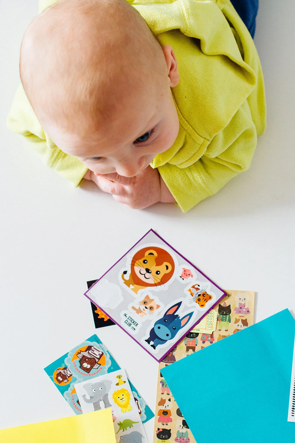 Ann-Marie's adorable son, Landon, was even there to supervise. 