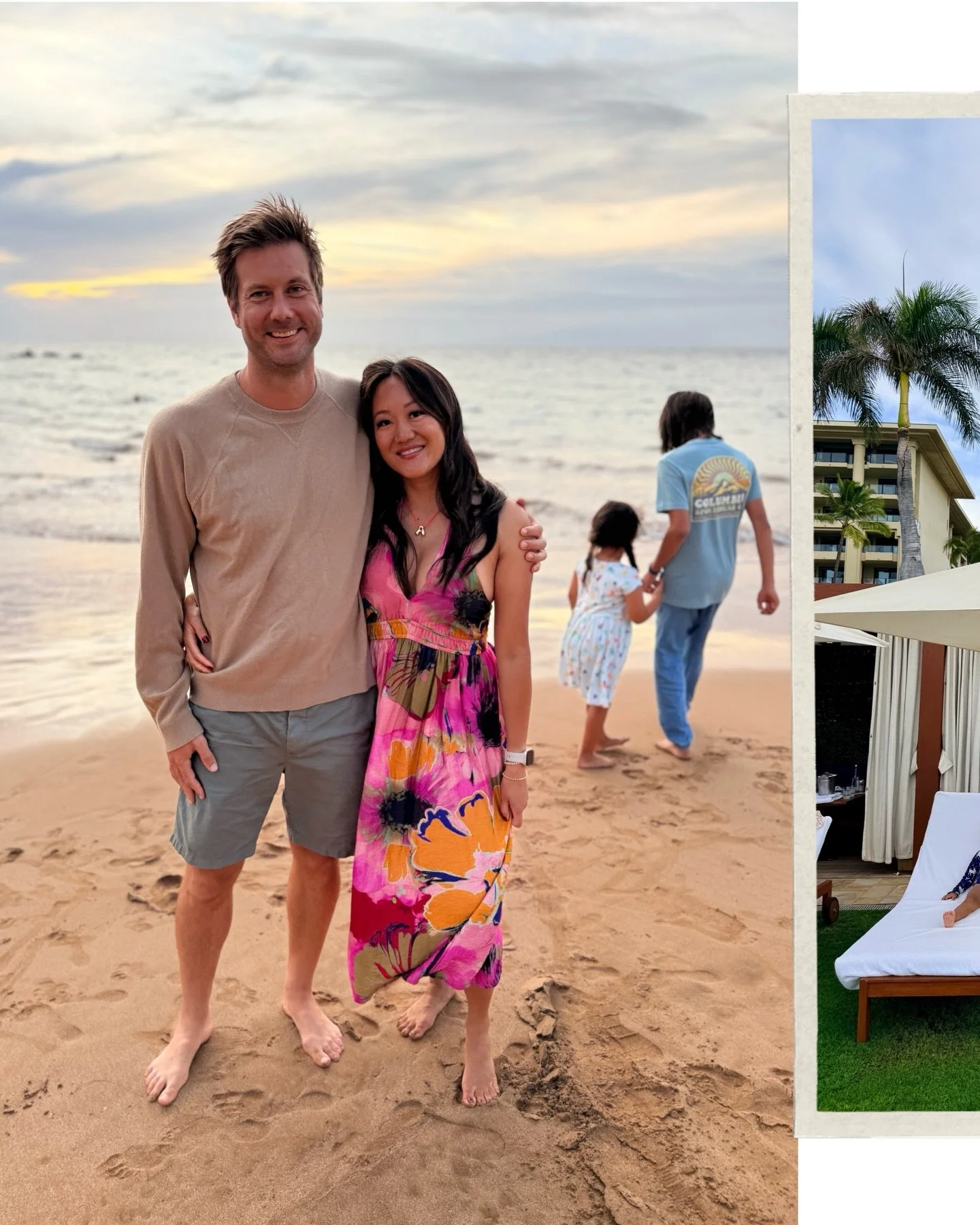 Grateful for family 🧡
Grateful for time
Grateful for family time spent where the sky puts on quite a show. That&rsquo;s the full moon above Juni&rsquo;s head on our last morning at @fsmaui! 

Can&rsquo;t wait to print these out for the traveler&rsqu