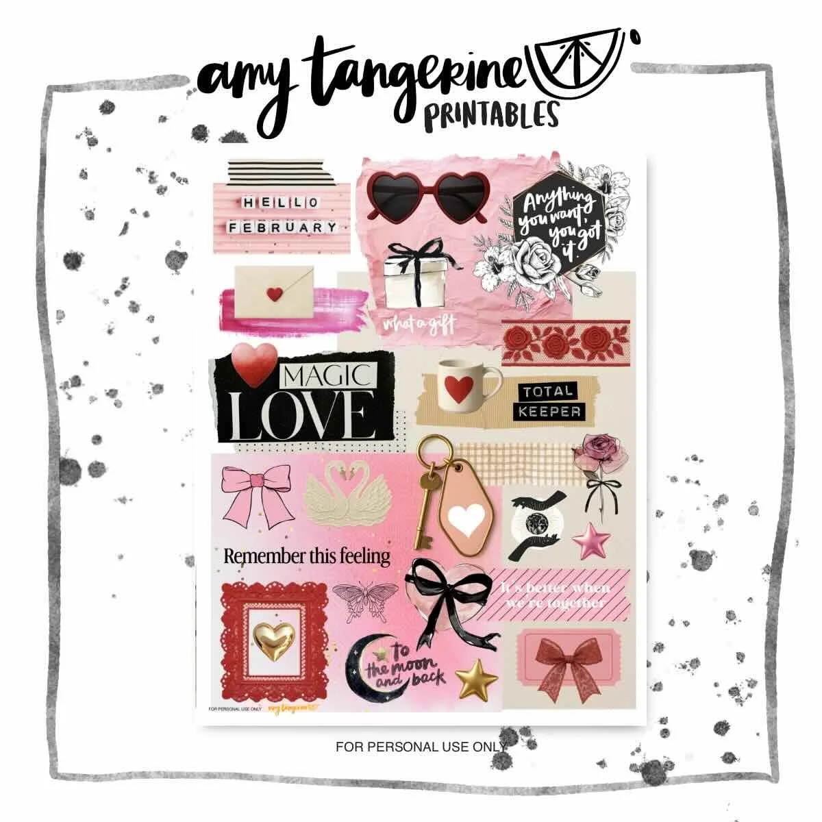 *NEW* February Love Creative Cut & Play Sheet