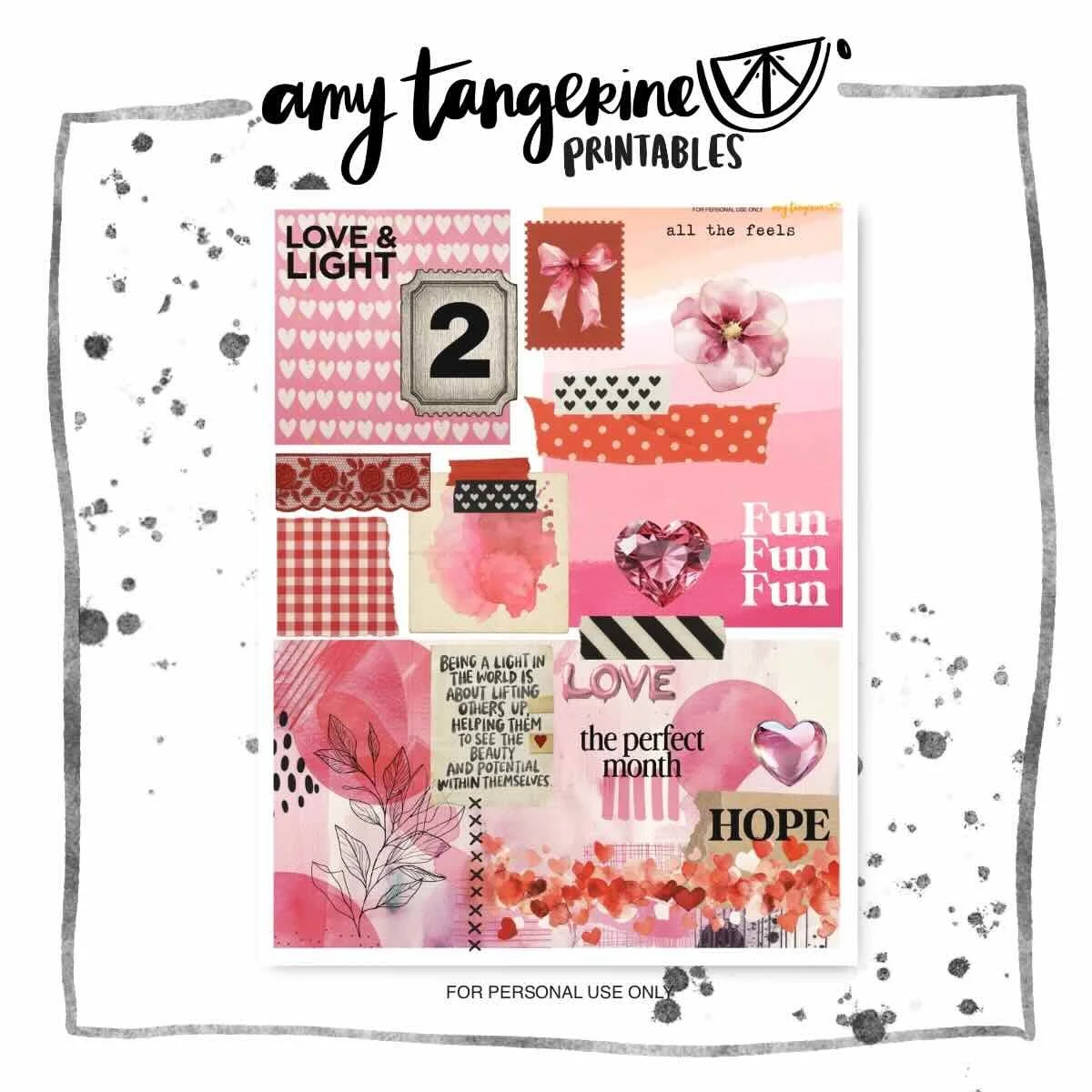 *NEW* February Light Creative Cut & Play Sheet