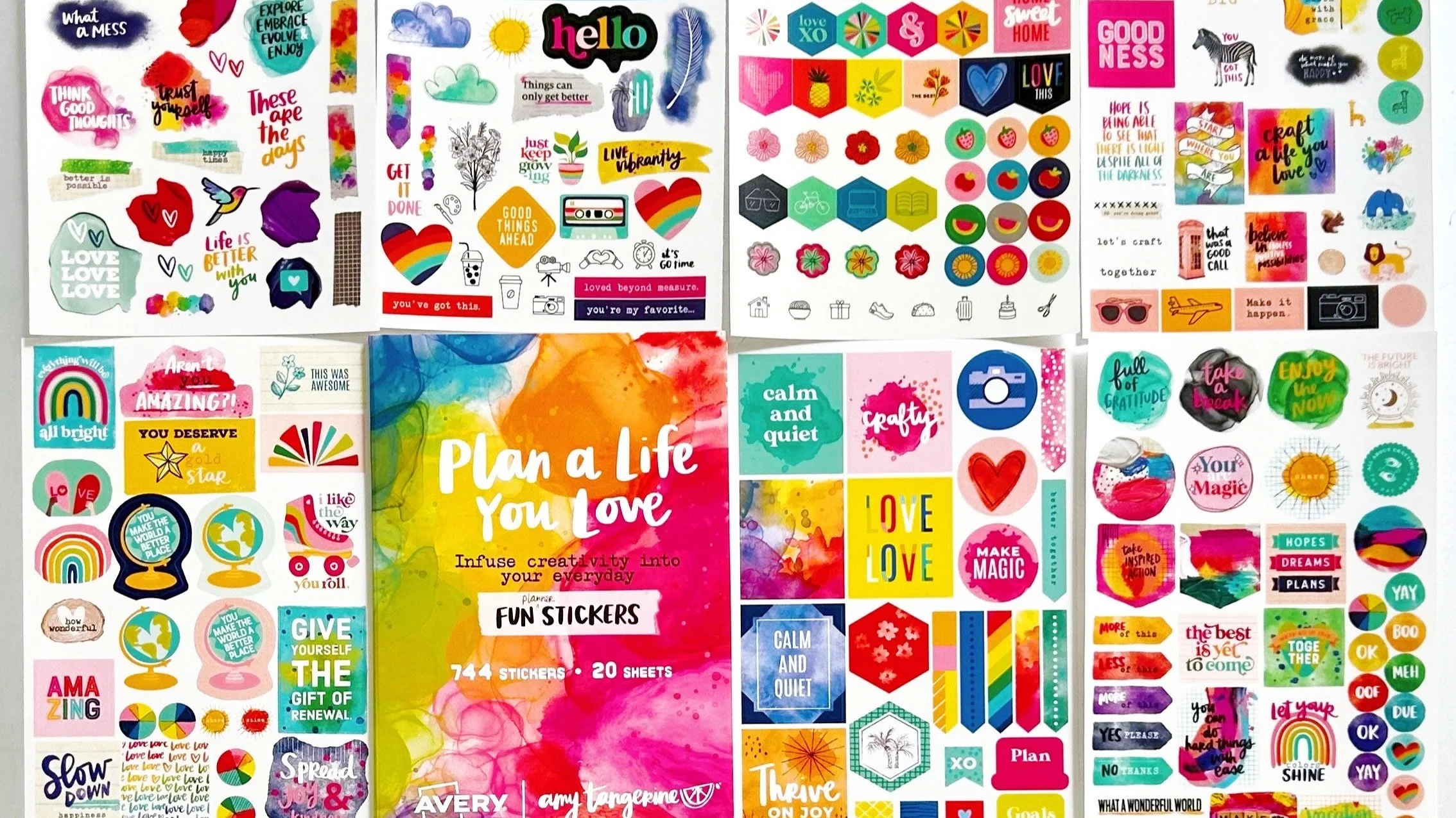 Avery Stickers &amp; Planners — Amy Tangerine