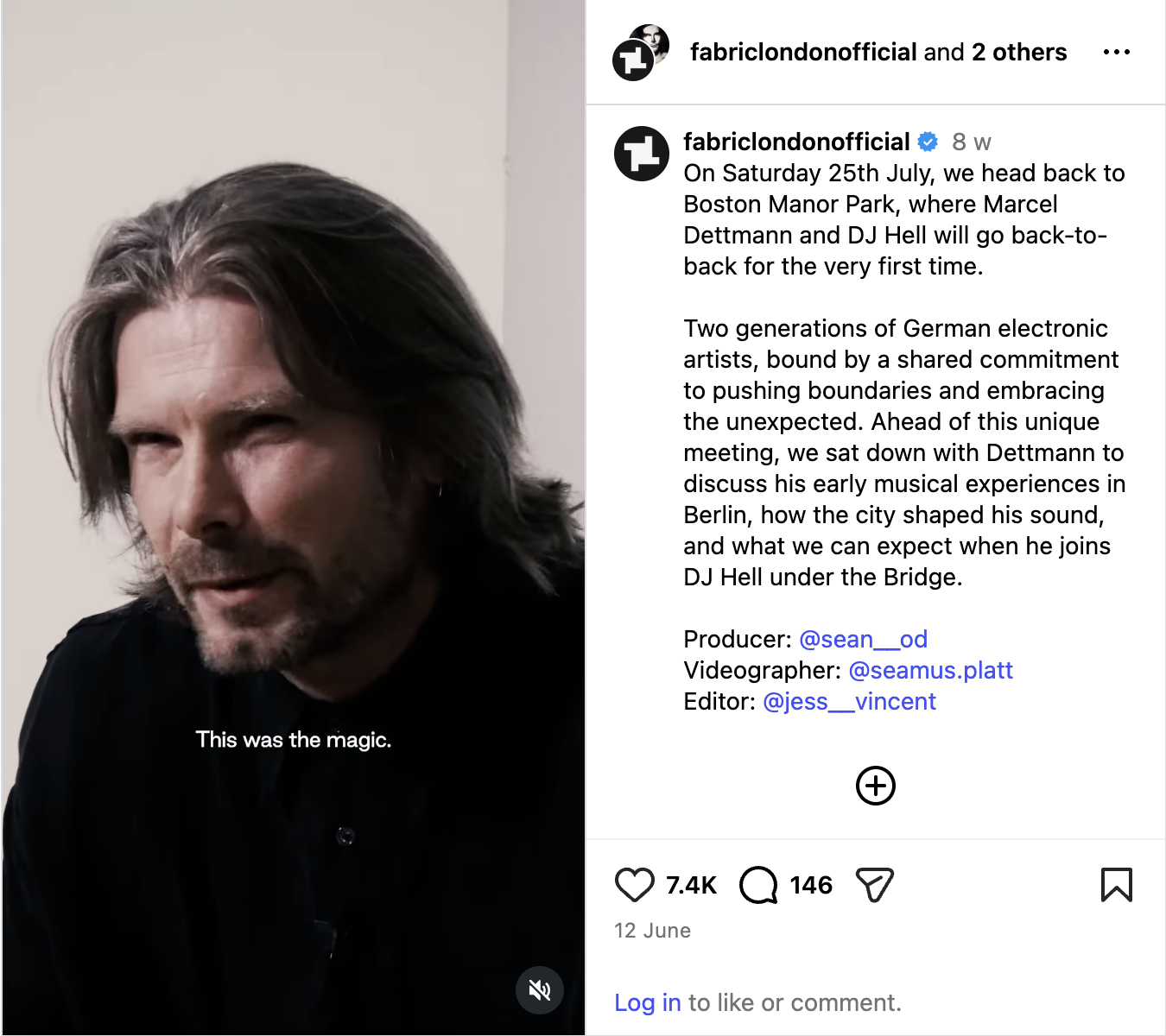 Marcel Dettmann for fabric London and Junction 2