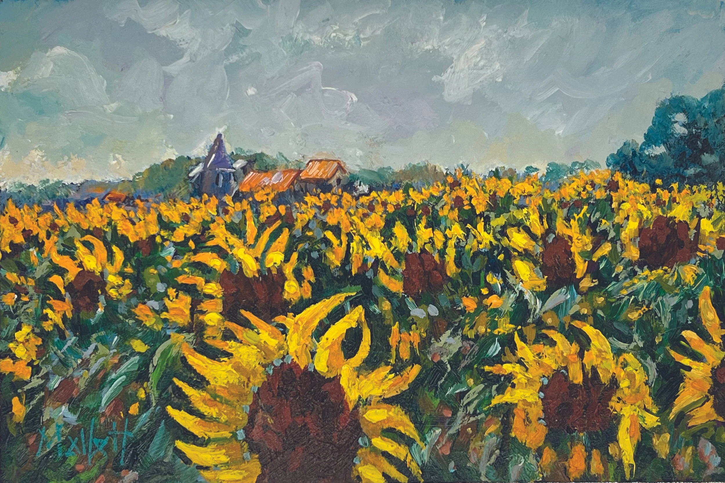 Chateau Sunflowers