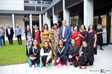 Race Relations Commissioner - Mr. Meng Foon with attendees of the launch