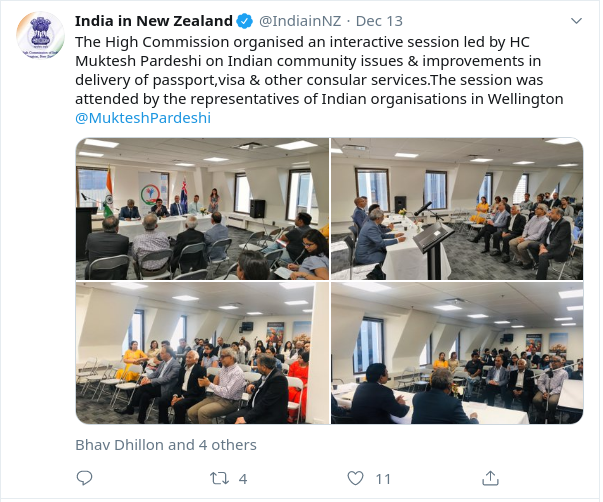 High Commission listens to community concerns